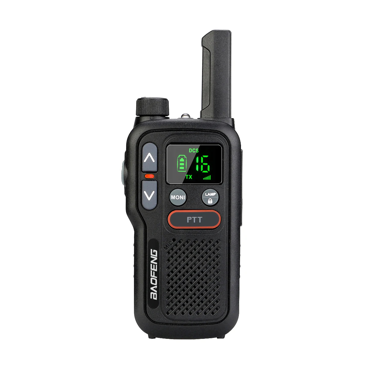 Deux talkies-walkies longue portée SONORA 5W avec câbles, conçus pour une communication claire sur de grandes distances.
