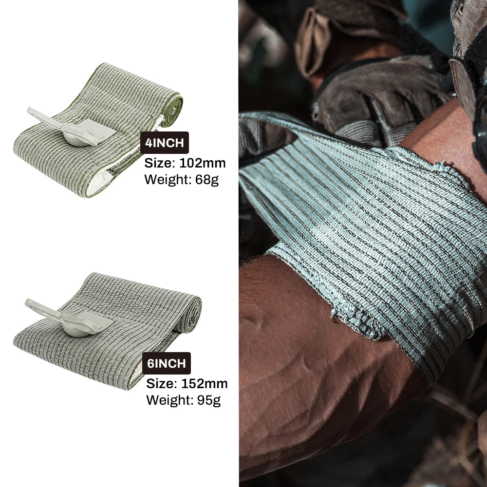 Compresses plaie traumatique SONORA, pansement stérile pour soins d'urgence et premiers secours, en gros plan.