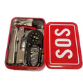 Kit de survie métallique SONORA avec outils essentiels, compact et robuste pour l'aventure en plein air.