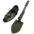 Pelle pliante portable SONORA en acier avec manche en bois, pliable pour le camping ou la jardinage.