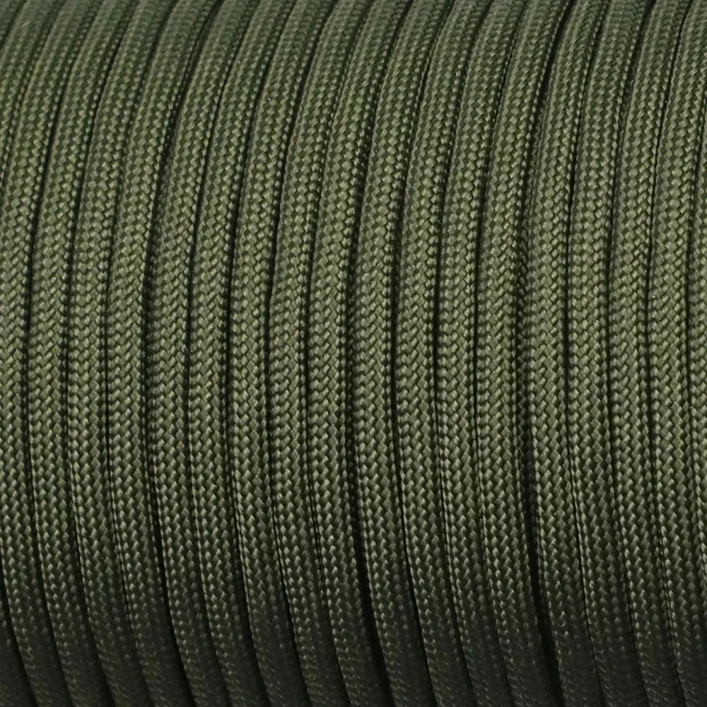 Paracorde SONORA noire de 5m, robuste corde en nylon 550 pour camping, survie ou artisanat.